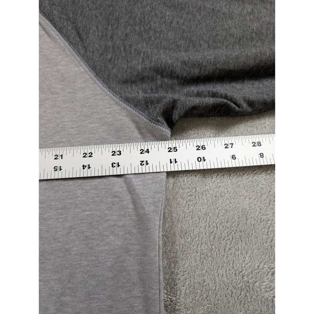 Columbia Mens XL Omni Wick Gray Raglan Long Sleeve Logo Tee 2 Tone - Picture 8 of 9